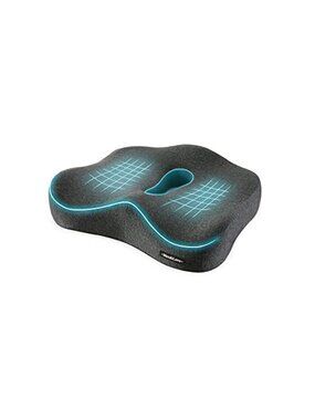 Memory Foam Seat Cushion Coccyx Pillow Back Pain Relief Office Chair Pad